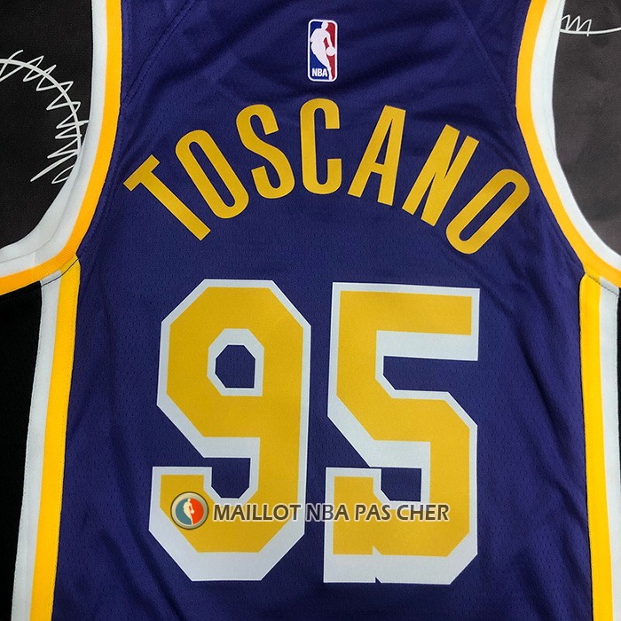 Maillot Los Angeles Lakers Juan Toscano-Anderson NO 95 Statement 2020-21 Volet